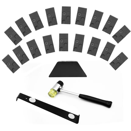 23pc Laminate Vinyl Wood Flooring Installation Repair Tool Kit Baseboard Trim