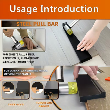 23pc Laminate Vinyl Wood Flooring Installation Repair Tool Kit Baseboard Trim