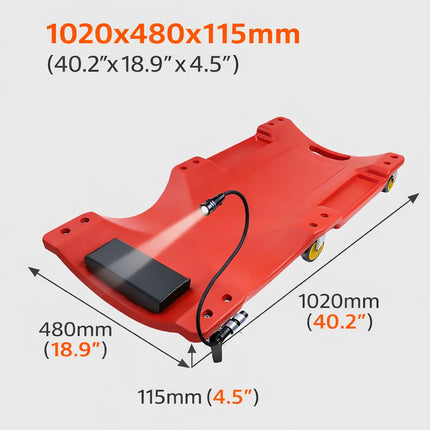 Professional Grade Portable Mechanic Creeper Workshop Maintenance Repair Pad
