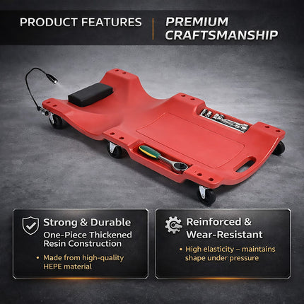 Professional Grade Portable Mechanic Creeper Workshop Maintenance Repair Pad