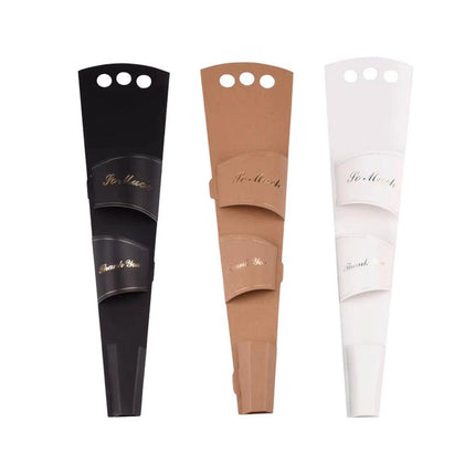 20pcs Valentines Day Flower Box Rose Packaging Handheld Kraft Paper Flower Bag