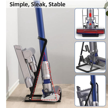 Modern Vacuum Cleaner Storage Rack Holder for Living Room Home Organizer Stand