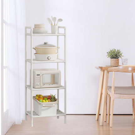 Multi-Layer Kitchen Storage Rack with Adjustable Feet and 38cm Layers