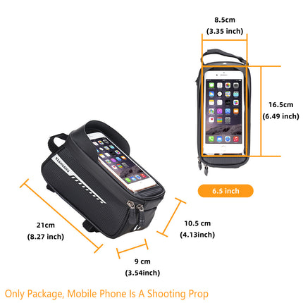 Waterproof MTB Top Bag Universal Shockproof Touchscreen Phone Case Pouch Cycling