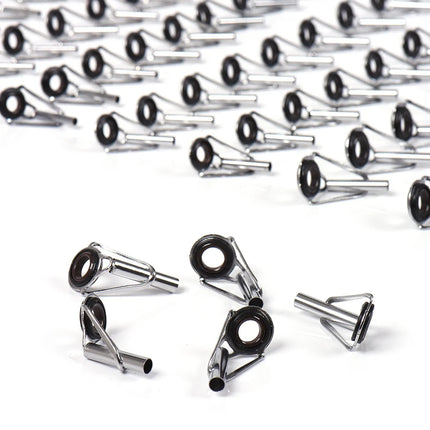 50pcs Fishing Rod Guide Tip Repair Kit Set Rings Guide Replacement Parts Tools