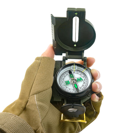 Compass Multifunctional Outdoor Navigation Tool Green Direction Finder Hiking
