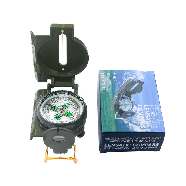 Compass Multifunctional Outdoor Navigation Tool Green Direction Finder Hiking