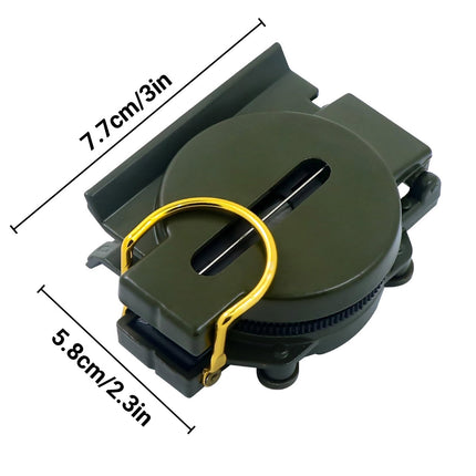 Compass Multifunctional Outdoor Navigation Tool Green Direction Finder Hiking