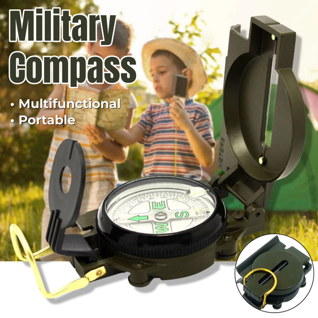 Compass Multifunctional Outdoor Navigation Tool Green Direction Finder Hiking