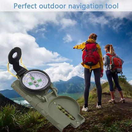 Compass Multifunctional Outdoor Navigation Tool Green Direction Finder Hiking