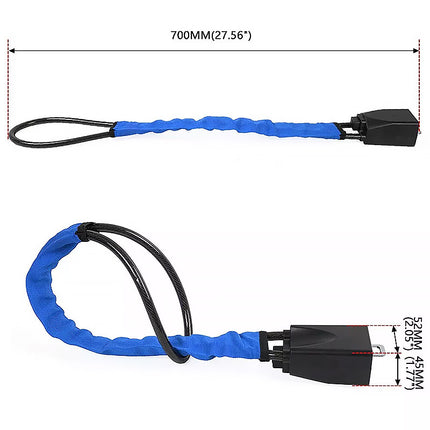 Universal Steering Wheel Lock with 3 Key Seat Car Belt Lock Anti-Theft Device
