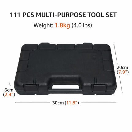 111pcs Multifunctional Drill Bit Socket Set Hex Shank Driver Power Tool Bits