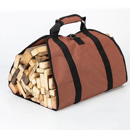 Firewood Carrier Log Carrier Tote Bag Canvas Wood Carrying Bag Outdoor Camping