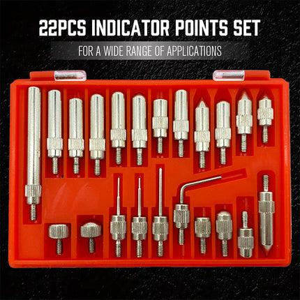 Dial Indicator Gauge Set 0-10mm Magnetic Base Test Precision Measurement Use