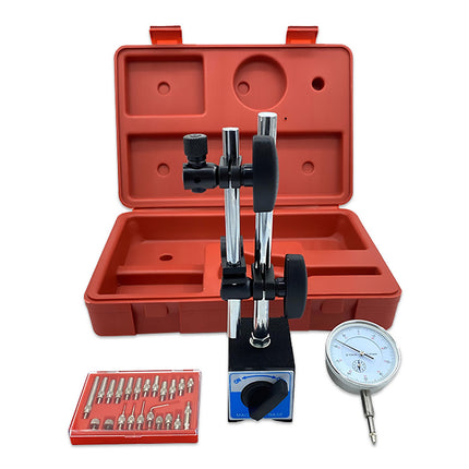 Dial Indicator Gauge Set 0-10mm Magnetic Base Test Precision Measurement Use