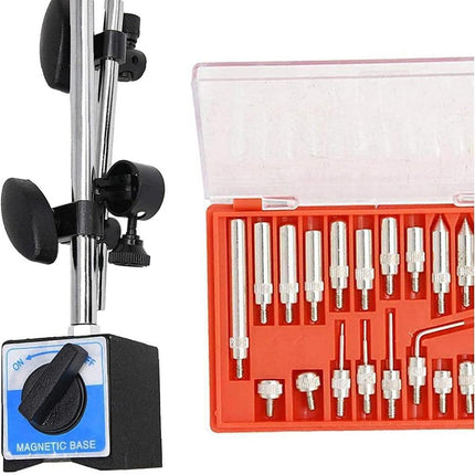 Dial Indicator Gauge Set 0-10mm Magnetic Base Test Precision Measurement Use
