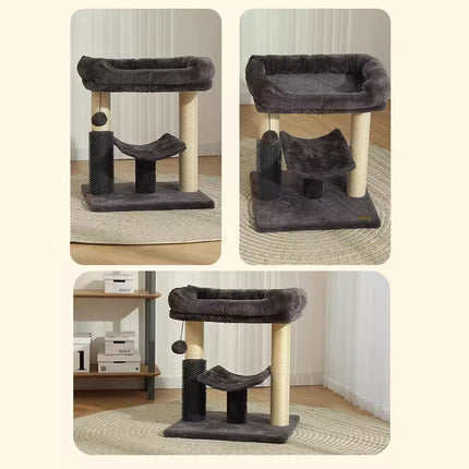 Cat Tree Scratching Post Claw Board Litter Crawler One Pet Toy For Indoor Cats