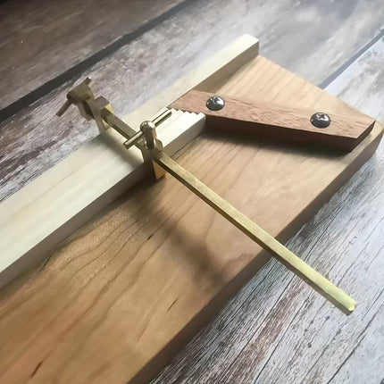Brass Woodworking Clamp Set 2pcs Mini Parallel Jaw Wood Fixing Tool