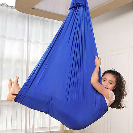 Elastic Sensory Swing Hammock Soft Yoga Cuddle Seat for Indoor Relaxation Play