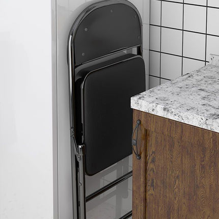 Folding Chair 2PCS Home Portable Training Computer Office Dining Cosmetic Chair