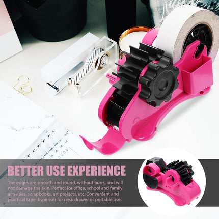 Multifunctional Desk Tape Dispenser for Office Home Craft Durable Easy to Use