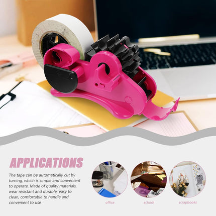 Multifunctional Desk Tape Dispenser for Office Home Craft Durable Easy to Use