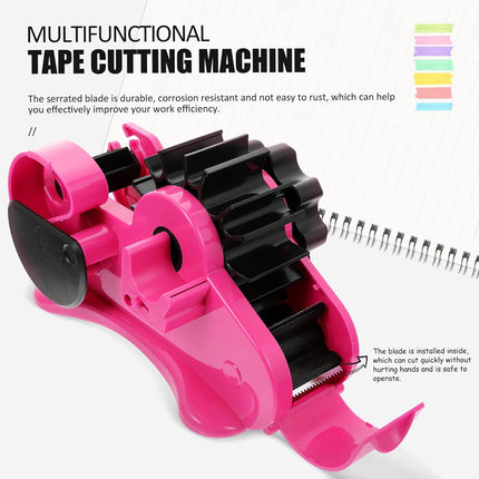 Multifunctional Desk Tape Dispenser for Office Home Craft Durable Easy to Use
