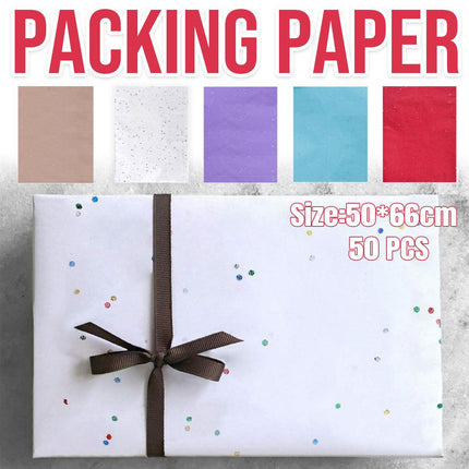 50pcs Floral Wrapping Paper for Fresh Flower Bouquet Gift Packaging 50x66cm