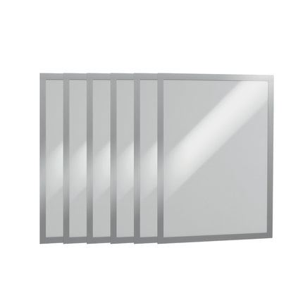 6PCS Magnetic Display Frame A4 Wall Mount Sticker For Certificate Photo Decor