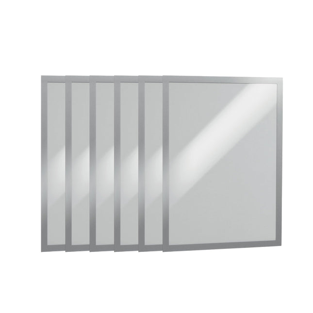 6PCS Magnetic Display Frame A4 Wall Mount Sticker For Certificate Photo Decor