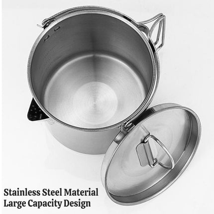 Portable Outdoor Kettle Coffee Teapot Camping Hanging Pot Cooker For Picnic