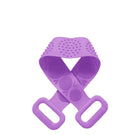 Bath Silicone Exfoliating Back Strap Scrub Shower Body Scrubber Brush Wash Clean - Aimall