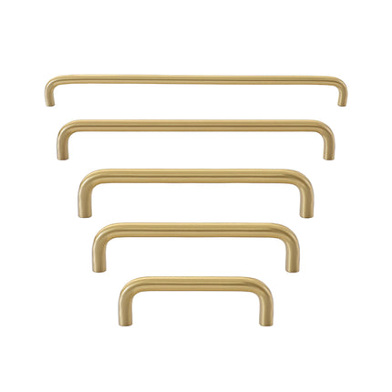 Cabinet Handles Modern Simple Drawer Pulls Silver Gold Vintage Long Door Handles