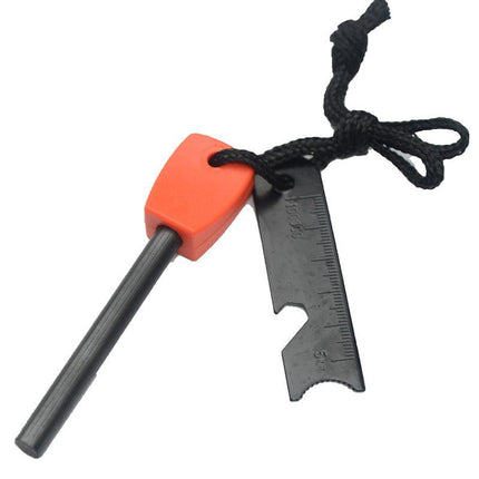 Magnesium Flint Rod Stone Fire Starter Lighter Emergency Survival Camping Hiking - Aimall