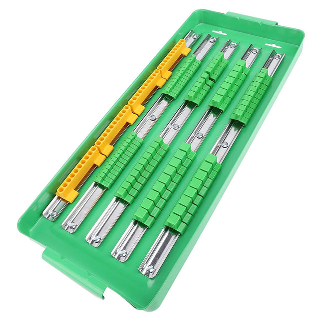 Socket Organizer Tray Adjustable Rail Tool Holder For Socket Bit Storage