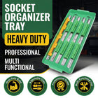 Socket Organizer Tray Adjustable Rail Tool Holder For Socket Bit Storage