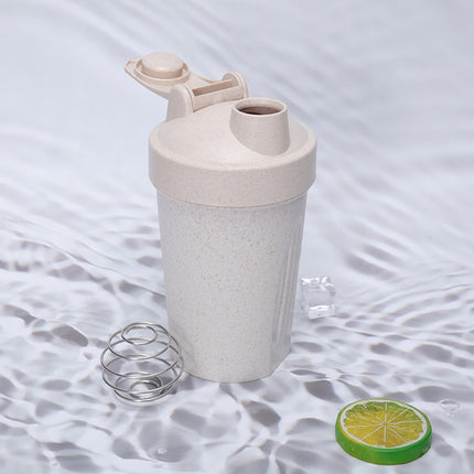 4PCS 400ml Shaker Bottles for Protein Powder Gym Fitness Sports Water Bottle