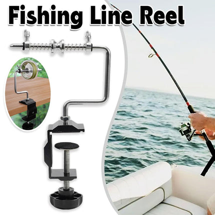 Fishing Line Winder Spooler Reel Spooling Station Portable Tackle Tool System