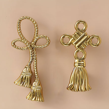 Chinese Decorative Handle Creative Flower Knot Wardrobe Drawer Cabinet Door Pull