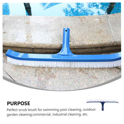 Plastic Pool Brush Cleaning Tool for Swimming Pool Fish Pond Spa Garden Fountain