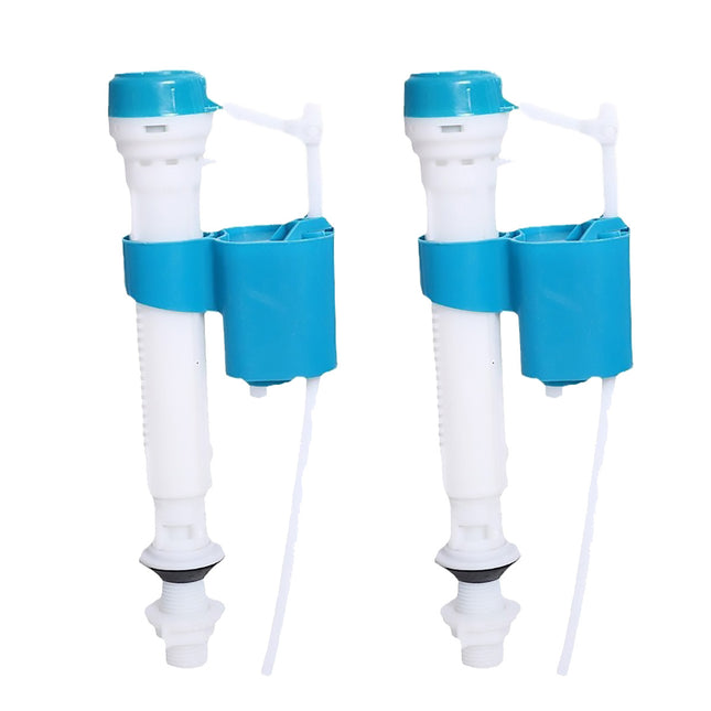 2pcs Shank Toilet Inlet Valve Float Ball Flow Inlet Toilet Cistern Valve Replace