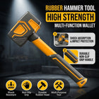Heavy Duty Rubber Mallet 28cm Non Slip Handle Multi Purpose Hammer Tool
