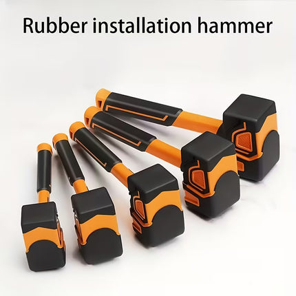 Heavy Duty Rubber Mallet 28cm Non Slip Handle Multi Purpose Hammer Tool