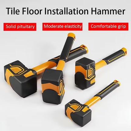 Heavy Duty Rubber Mallet 28cm Non Slip Handle Multi Purpose Hammer Tool