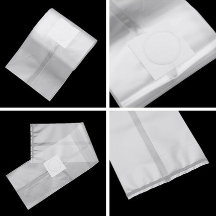 50 Pcs PP Mushroom Grow Bag Substrate High temp Pre Sealable Bags 10x50cm