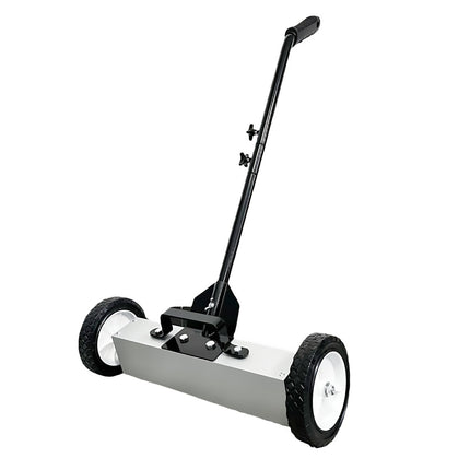 Push Magnetic Floor Sweeper Telescoping Handle Workshop Nail Debris Pickup