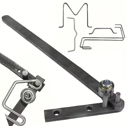 Manual Metal Bending Tool Desktop Rebar Wire Rod Hanger Bender Heavy Duty Steel