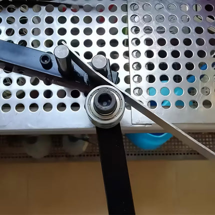 Manual Metal Bending Tool Desktop Rebar Wire Rod Hanger Bender Heavy Duty Steel