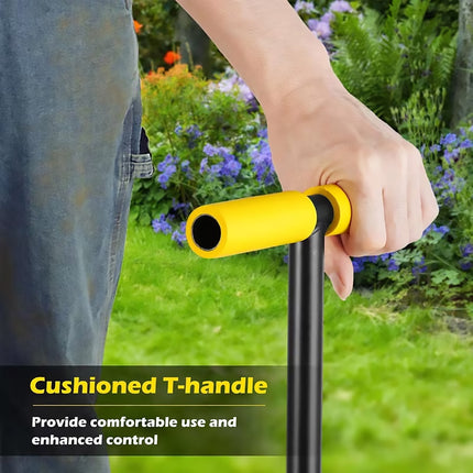 Manual Lawn Edger Half Moon Serrated Blade Garden Grass Edging Trimmer Tool