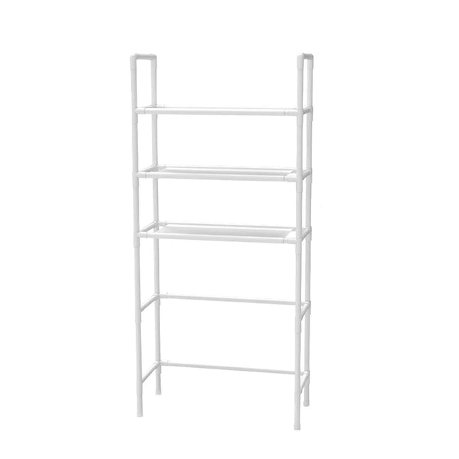 Kitchen Bathroom Floor Standing Storage Rack Multi Layer Sturdy Waterproof